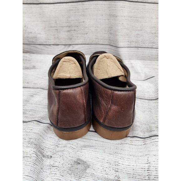 L.L Bean Vintage Mens Loafer Size 10 Wide Brown Made In Usa main image 11